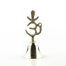 Bell Brass with Om Handle 6 in.