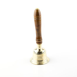 Brass Bell with Wood Handle