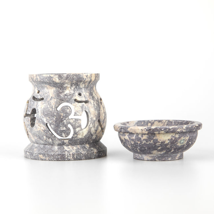 Soapstone Mini Om Oil Diffuser