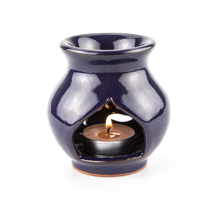 Blue Glazed Terra Cotta Oil Diffuser