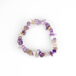 Amethyst Chip Bracelet