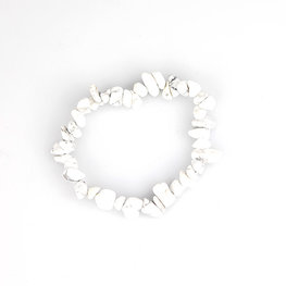 Howlite Chip Bracelet