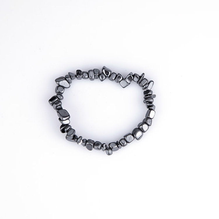 Hematite Chip Bracelet