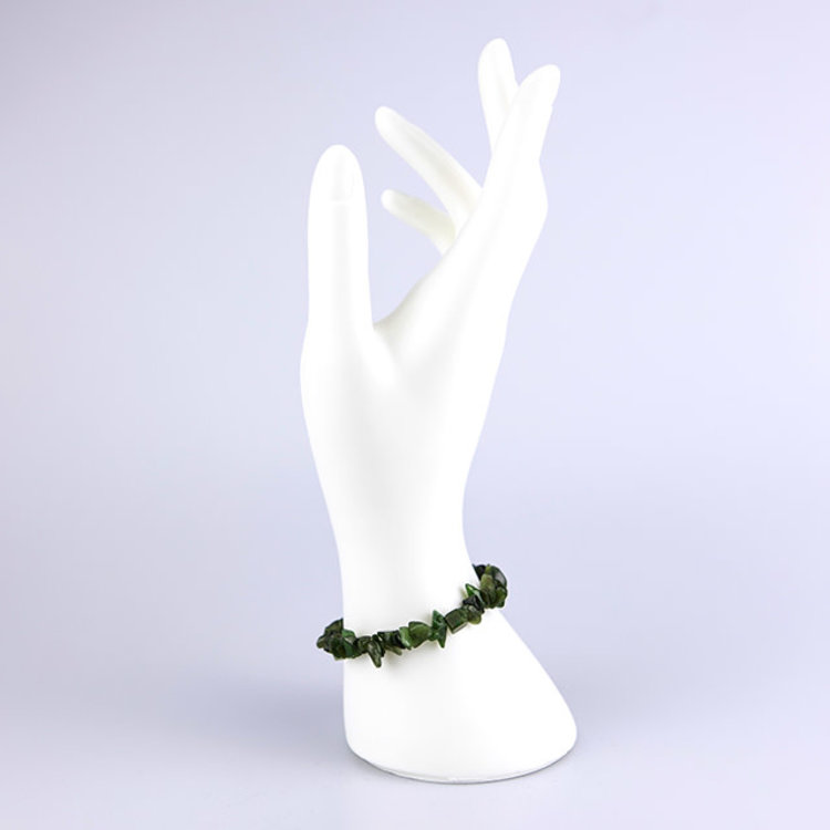 Nephrite Jade Chip Bracelet