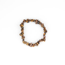 Tiger's Eye Chip Bracelet