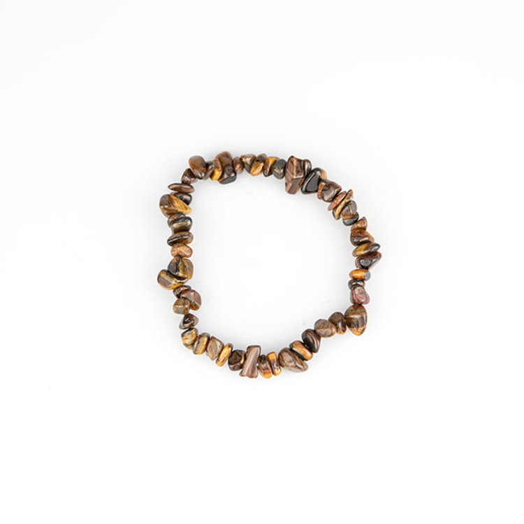Tiger's Eye Chip Bracelet