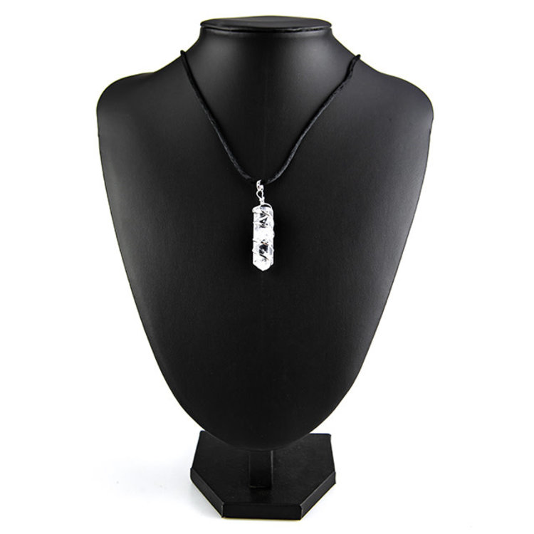Clear Quartz Coil Point Pendant