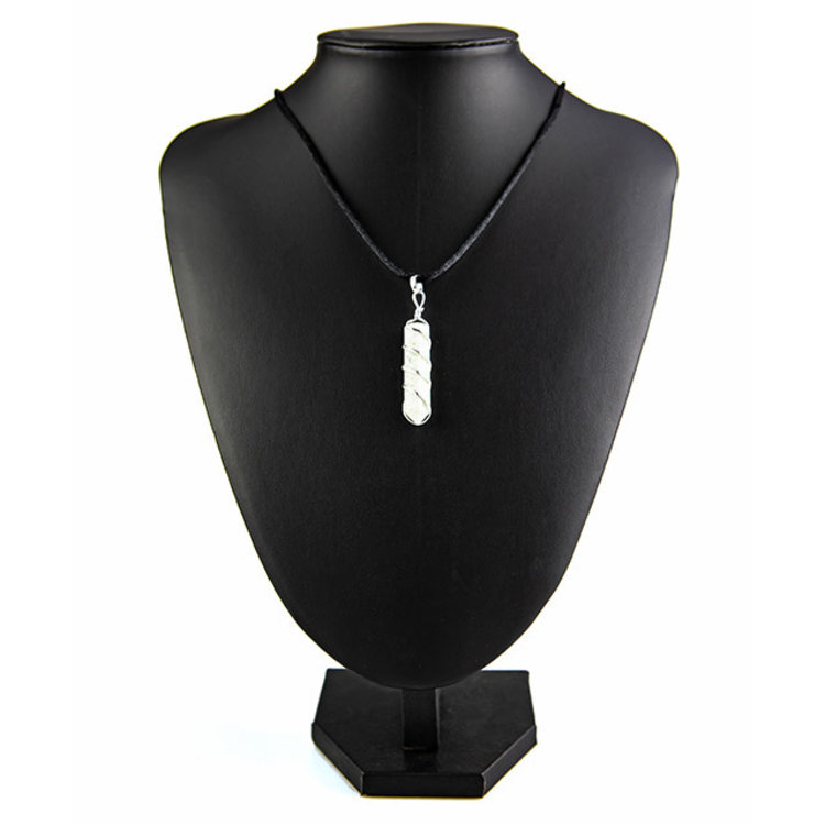 Amazonite Coil Point Pendant
