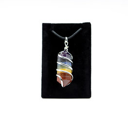 Chakra Jumbo Coil Point Pendant