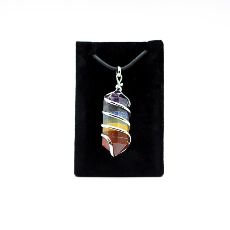 Chakra Jumbo Coil Point Pendant