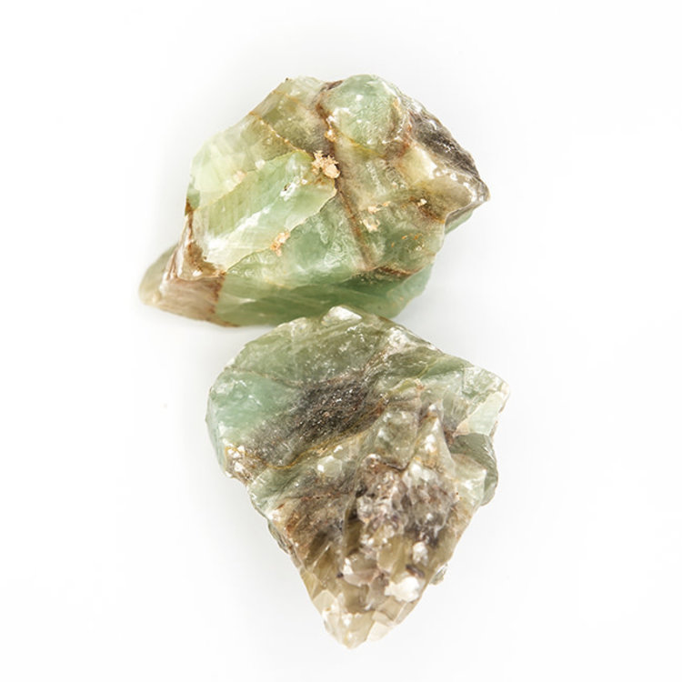 Raw Green Calcite Large