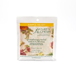 Nature's Alchemy Joyful Heart Aromatherapy Herbal Mineral Bath 3 oz - DISCONTINUED