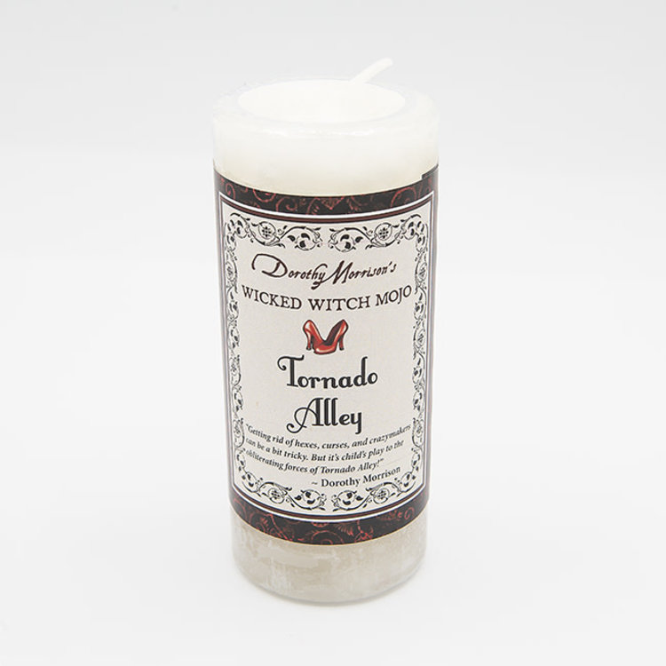 Coventry Creations Dorothy Morrison's Tornado Alley Wicked Witch Mojo Pillar Candle