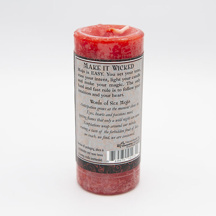 Coventry Creations Dorothy Morrison's Red Stilettos Wicked Witch Mojo Pillar Candle