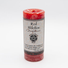 Coventry Creations Dorothy Morrison's Red Stilettos Wicked Witch Mojo Pillar Candle