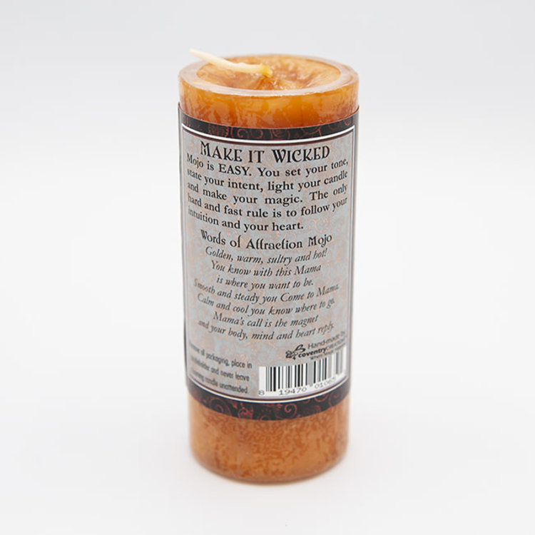Coventry Creations Dorothy Morrison's Come to Mama Wicked Witch Mojo Pillar Candle