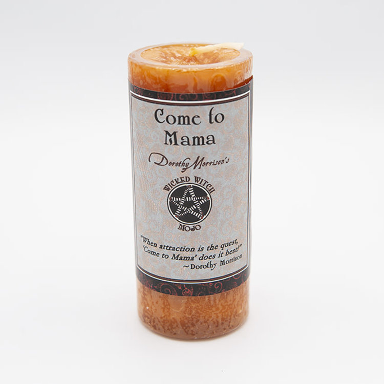 Coventry Creations Dorothy Morrison's Come to Mama Wicked Witch Mojo Pillar Candle