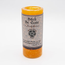 Coventry Creations Dorothy Morrison's Bitch Be Gone Wicked Witch Mojo Pillar Candle