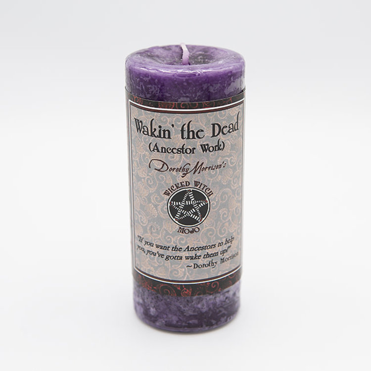 Coventry Creations Dorothy Morrison's Wakin the Dead Wicked Witch Mojo Pillar Candle