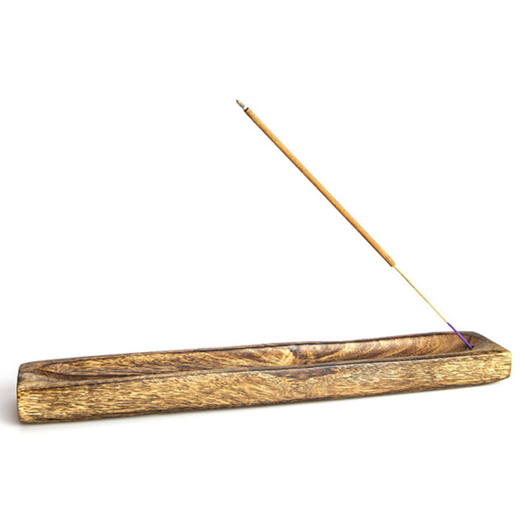 Mango Wood Incense Burner Tray 12 in x 2 in