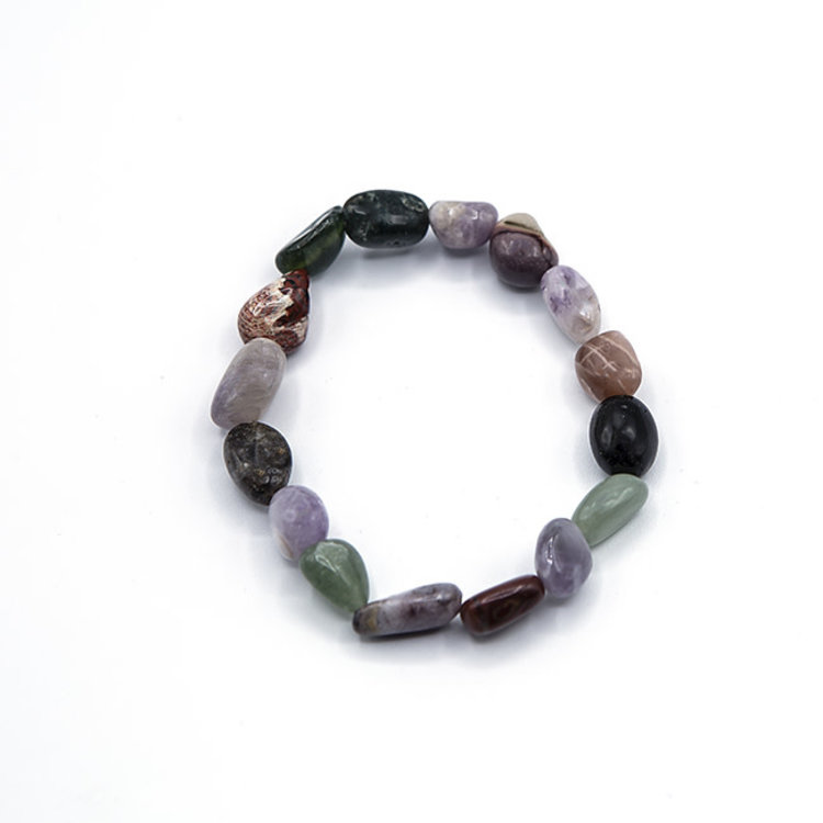 Tiny Tumbled Mixed Stone Bracelet