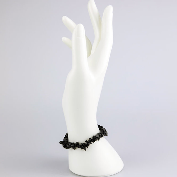 Black Obsidian Chip Bracelet
