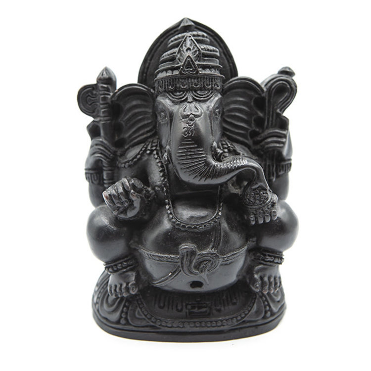 Black Ganesha Statue 4.5 in.