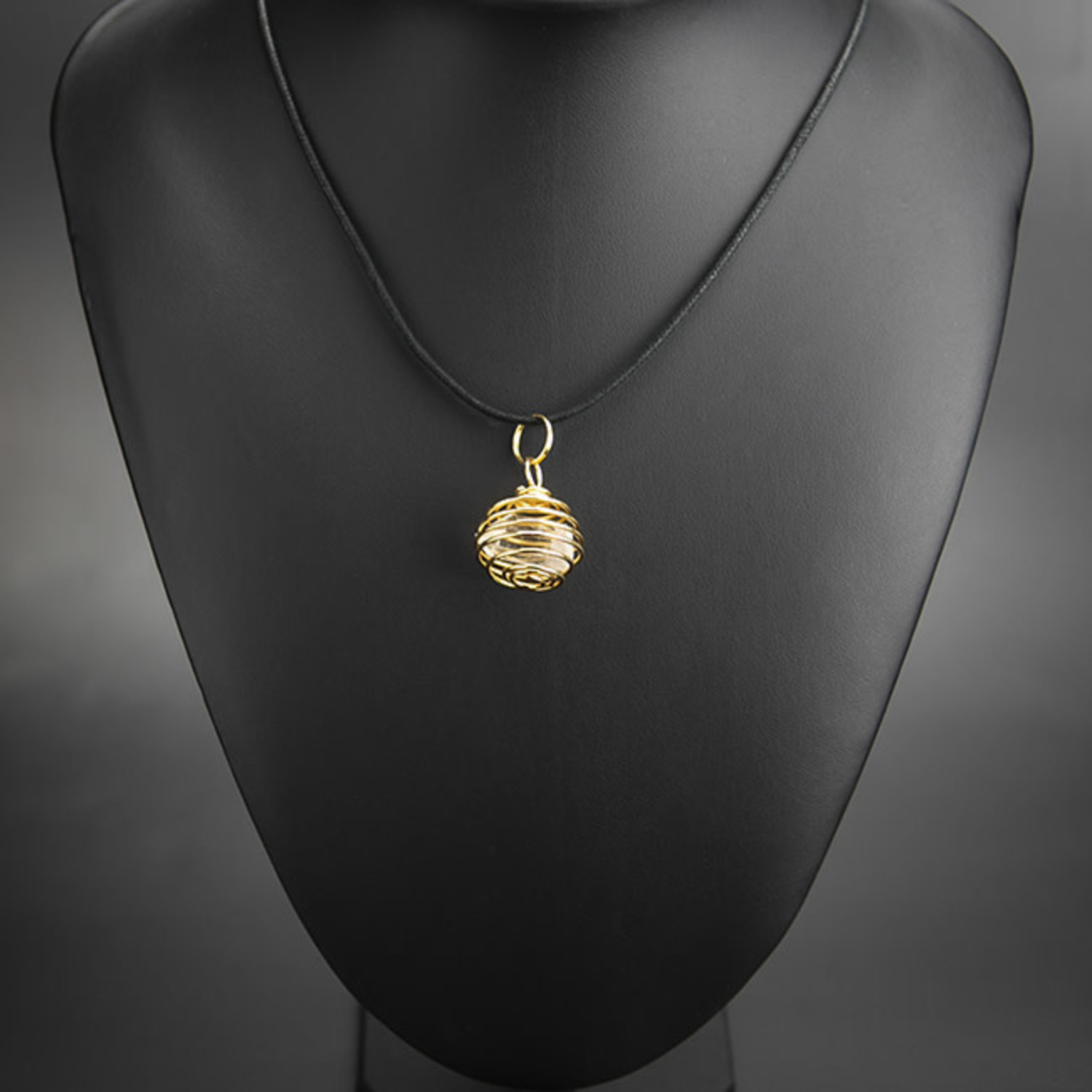 Gold plated cage chain sale