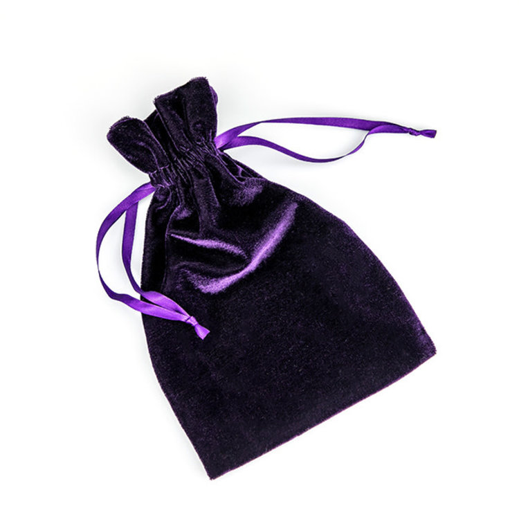 Purple Velvet Bag 6 in. x 9 in.