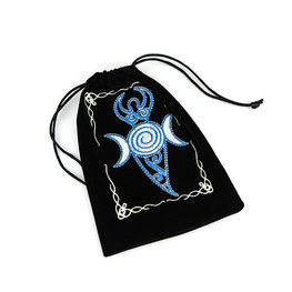 Velvet Tarot Bag with Triple Moon 5 in. x 7 in.