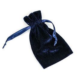 Navy Velvet Bag 4 in. x 6 in.