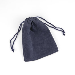 Navy Velour Pouch 4 in. x 4 in.
