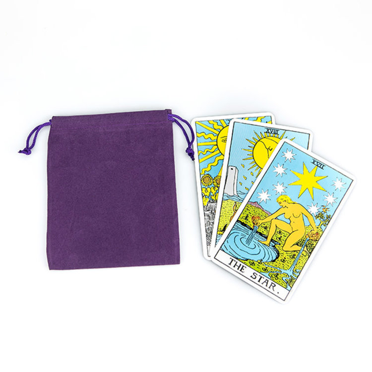 Purple Velour Pouch 4 in. x 4 in.