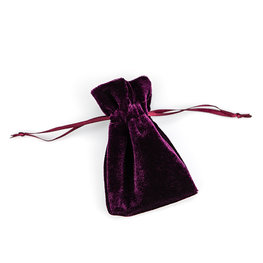 Burgundy Velvet Bag 3 in. x 4 in.