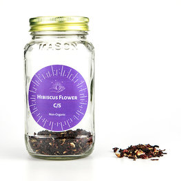 Hibiscus Flowers Cut & Sifted Non-Organic 1 oz