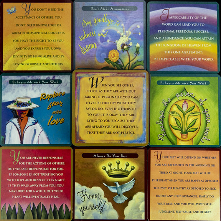 Four Agreements Cards