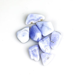 Blue Lace Agate Medium Tumbled Stone