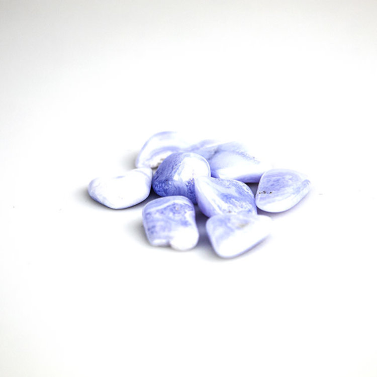 Blue Lace Agate Medium Tumbled Stone