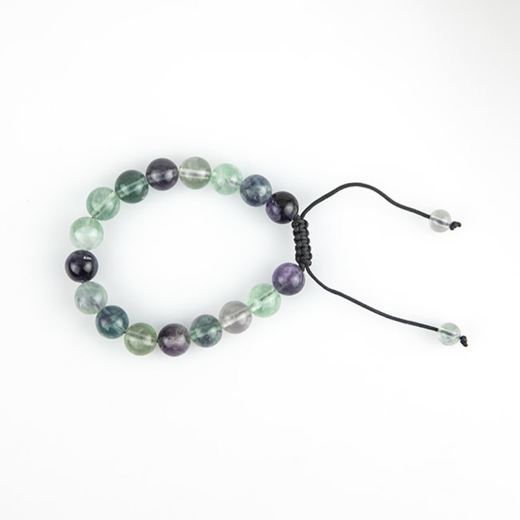 Fluorite Adjustable Bracelet 10 mm
