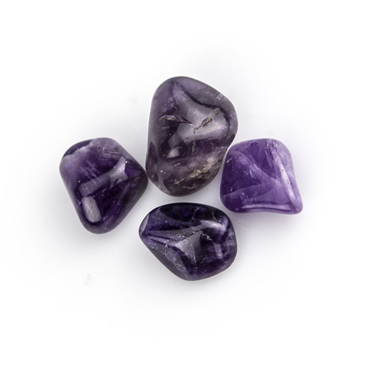 Amethyst Banded/Zebra Medium Tumbled Stone