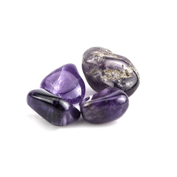 Amethyst Banded/Zebra Medium Tumbled Stone