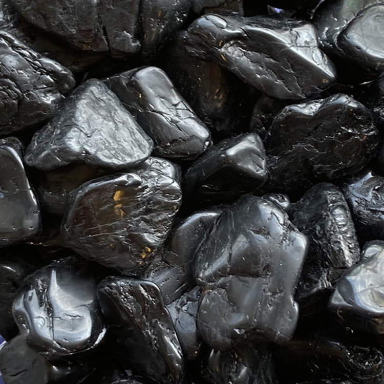 Black Tourmaline Large Tumbled Stone