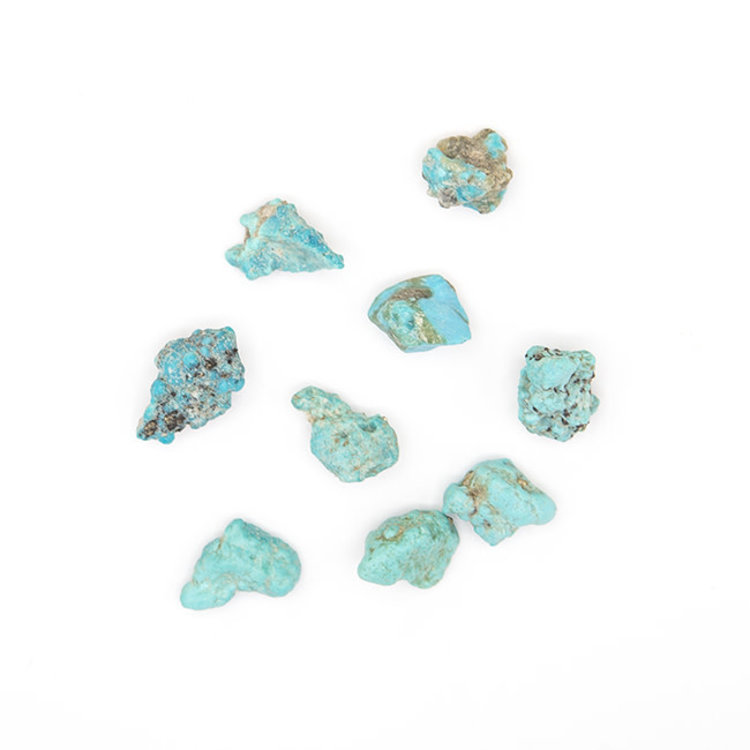 Turquoise Natural Morenci Mine Arizone Raw Stone