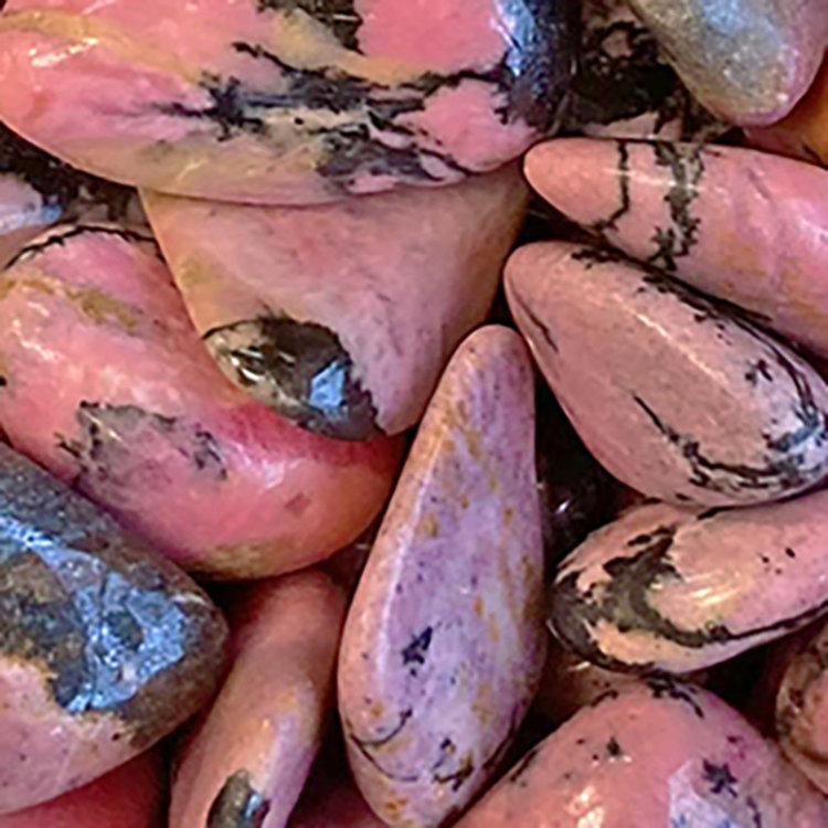 Rhodonite Extra Large Tumbled Stone