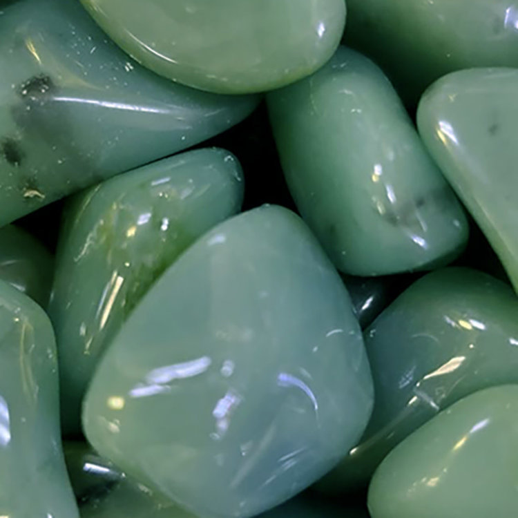 Chalcedony Green Extra Large Tumbled Stone