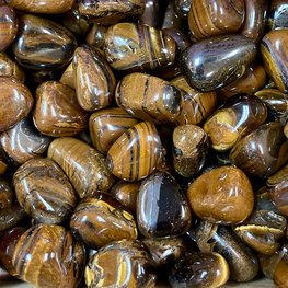 Tiger Iron Medium Tumbled Stone
