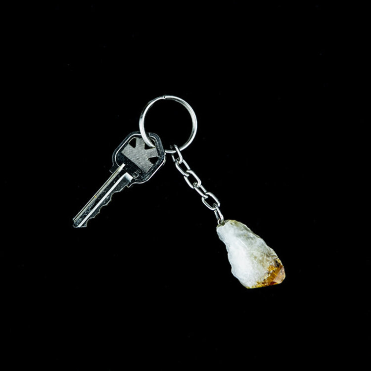 Citrine Point Keychain