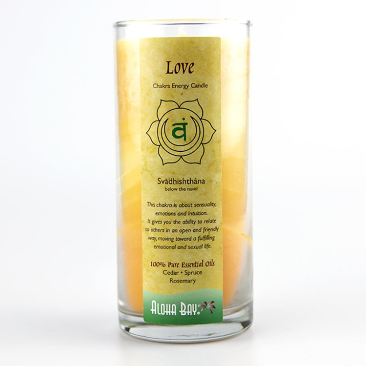 Aloha Bay Chakra Energy Jar Candle Love