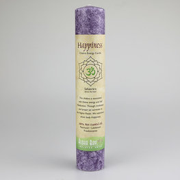 Aloha Bay Chakra Pillar Candle Happiness