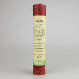 Aloha Bay Chakra Pillar Candle Money